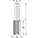 HiKOKI 754052 Groeffrees met 2 snijkanten - 4 x 11 x 51mm - schacht 8mm (1st)