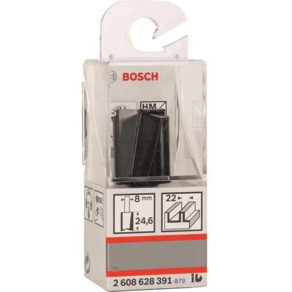 Bosch - Vingerfrezen 8 mm, D1 22 mm, L 25 mm, G 56 mm