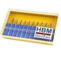 HBM 10 Delige HM Frezenset met 3 mm. Opname