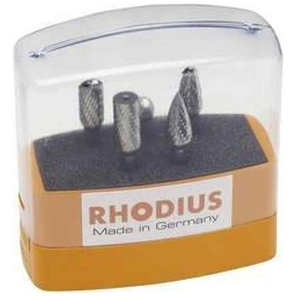 Rhodius HF SET 5 5-delige HM-Frezenset - 80x60x50mm