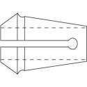 RvS Tools Spantang 521 8mm V Elu Mof 177