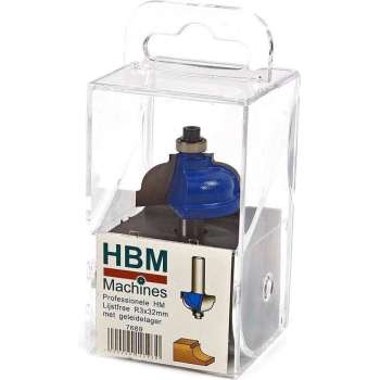 HBM Professionele HM Profielfrees, Lijstfrees R8 x 32 mm. Met Geleidelager