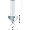 RvS Tools V-Groeffrees 68-8 12,7mm 90gr Hm As 8mm