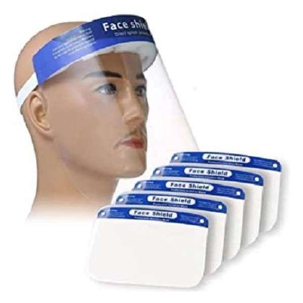 Spatmasker - Flexibele band - Blauw - 5 stuks