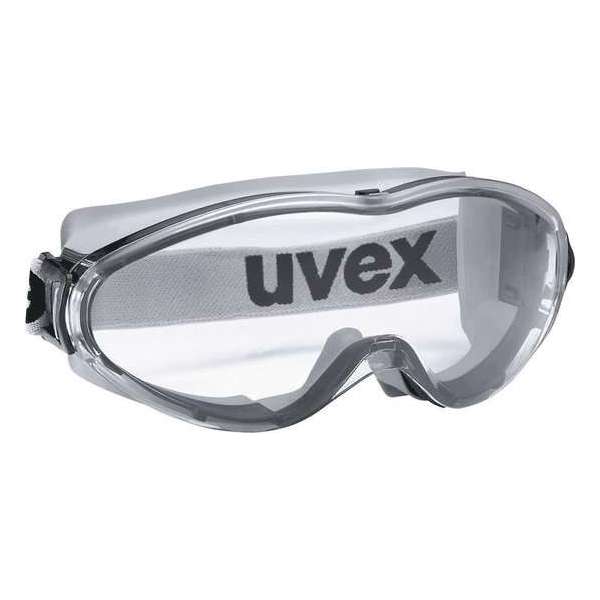 Uvex uvex ultrasonic 9302285 Ruimzichtbril Incl. UV-bescherming Grijs, Zwart DIN EN 166, DIN EN 170