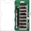 DELTACO VK-55 Gereedschap set smartphone reparatie, 58 stuks, Precisie CRV, groen