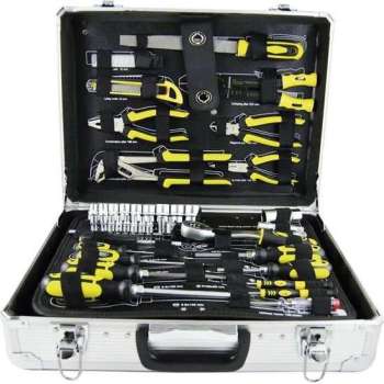 JBM Tools | SET VAN HET ALUMINIUM GEREEDSCHAP 108PCS 3/8"