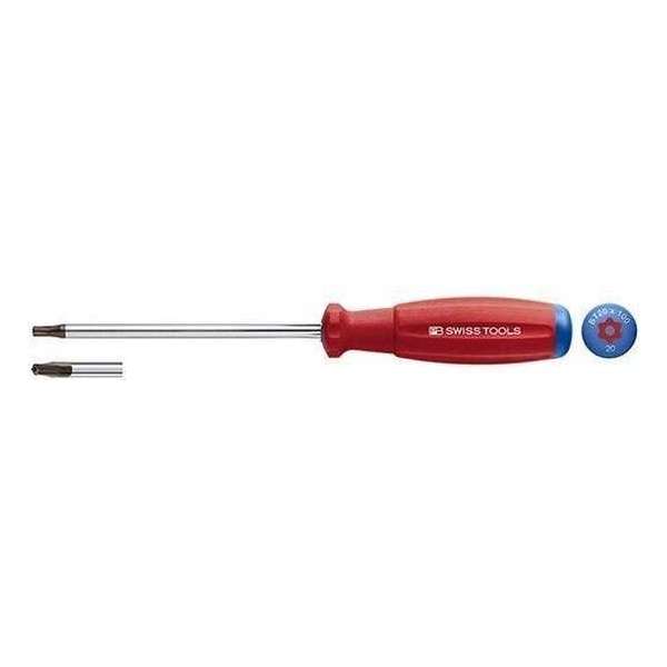 PB Swiss Tools schroevendraaier TX20 SwissGrip met gat - PB8400.B20-100