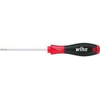 Wiha Softfinish 302 Werkplaats Platte Schroevendraaier Kopbreedte: 5.5 Mm Koplengte: 300 Mm Din Iso 2380