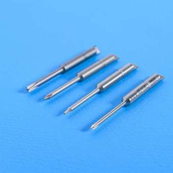 4pcs. 1460 Kraftform Micro ESD torque screwdriver set incl. 4 bits: tri-wing, Phillips, Pinpoint and Pentalobe