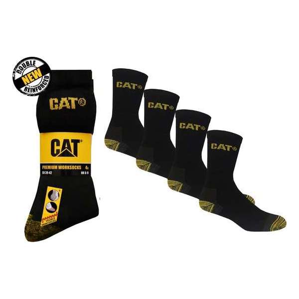 CATERPILLAR SOKKEN - CAT Premium werksokken - 43/46 - zwart - 12 paar