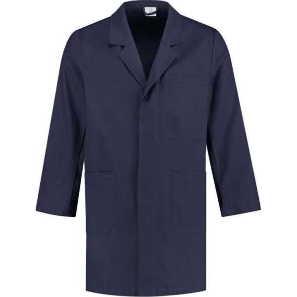 EM Workwear Stofjas 100% katoen navy maat XL / 56-58