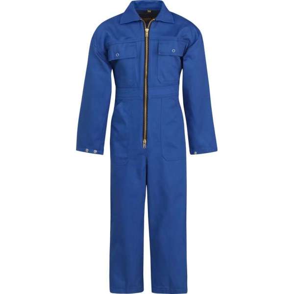 STØRVIK Kinderoverall 100% Katoen Unisex Blauw - Maat 176 - NICKY