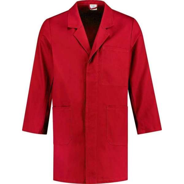 Yoworkwear - Stofjas - 100% katoen - Rood - Maat L