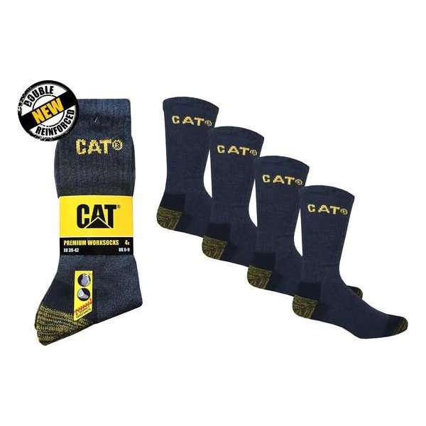 CATERPILLAR SOKKEN - CAT Premium werksokken - 43/46 - donkergrijs - 12 paar