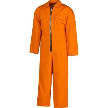 STØRVIK Kinderoverall Unisex 100% katoen Oranje - Maat 164 - NICKY