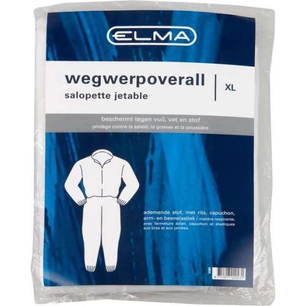 Elma Wegwerpoverall - XL