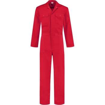 EM Workwear Overall Polyester/Katoen Rood - Maat 46