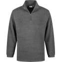 Santino fleece sweater Serfaus - antraciet - maat M