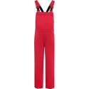 EM Workwear Tuinbroek Polyester/Katoen  Rood - Maat 48