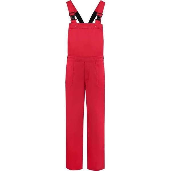 EM Workwear Tuinbroek Polyester/Katoen  Rood - Maat 48