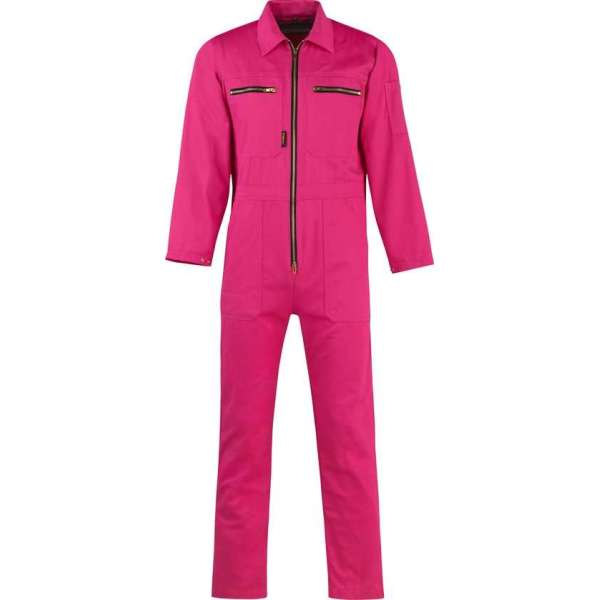 STØRVIK Rally Overall 100% Katoen Unisex Roze - Maat 50 - NIGEL