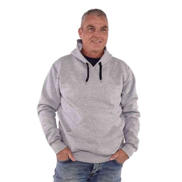 STØRVIK Hooded Sweater 4 seizoenen Heren Grijs - Maat XL - HEDMARK