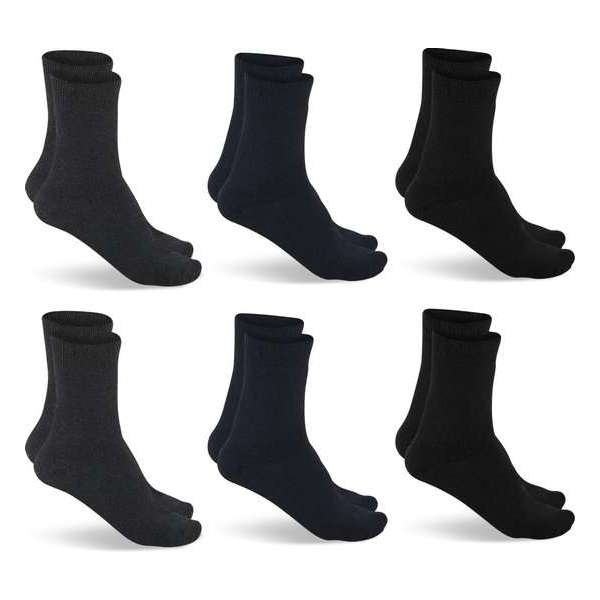 Primair Socks - Unisex Sokken 6 Paar Thermo Sokken - Multi - Maat 43-46