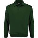 Indushirt polosweater biologisch katoen groen XL