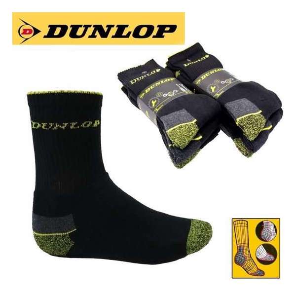 Dunlop Werksokken Maat 43 - 46 (3 Paar)