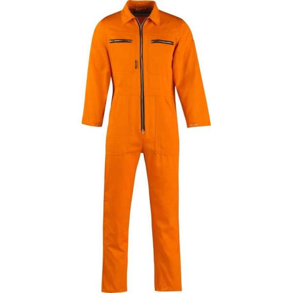 STØRVIK Rally Overall 100% Katoen Unisex Oranje - Maat 50 - NIGEL