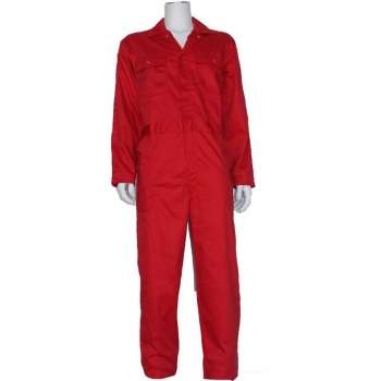 Yoworkwear Kinderoverall polyester/katoen rood maat 164