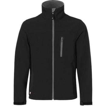 JMP Wear 3VP-M060014 Bolivia Zwart Softshell Jas Uniseks