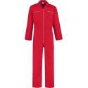 EM Workwear kinderoverall 100% katoen Rood met rits maat 140