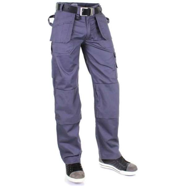 KREB Workwear Edwin Werkbroek Heren - Grijs - Maat 54