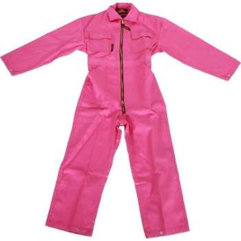 MM Eurotool Kinderoverall katoen roze - maat 80/86