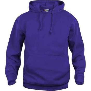 Clique Basic hoody Helder Lila maat L