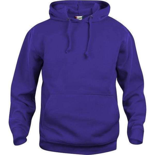 Clique Basic hoody Helder Lila maat L