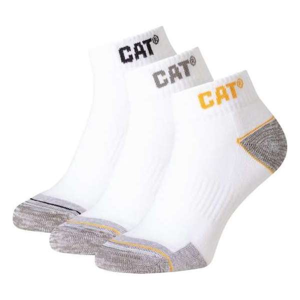 CAT Enkelsokken Work Sneakers 3-paar Wit -  43-46