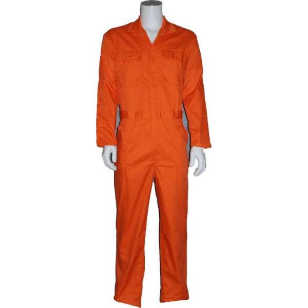 Yoworkwear Kinderoverall polyester/katoen oranje maat 176