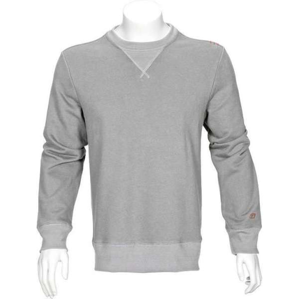 T'RIFFIC® EGO Sweater Ronde hals Brushed inside 80/20% katoen/polyester Grijs melee size M