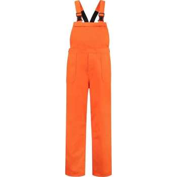 EM Workwear Tuinbroek Polyester/Katoen  Oranje - Maat 50