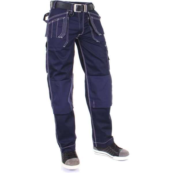 KREB Workwear Edwin Werkbroek Heren - Marineblauw - Maat 46