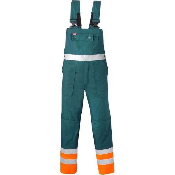 Havep 2414 Amerikaanse overall Groen/Fluo Oranje maat 64