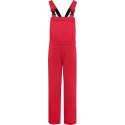 EM Workwear Tuinbroek Polyester/Katoen  Rood - Maat 46