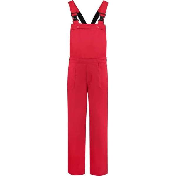 EM Workwear Tuinbroek Polyester/Katoen  Rood - Maat 46