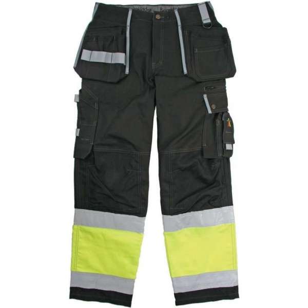 Bjrnklder broek Technique HiVis zwart