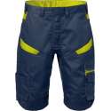 Fristads korte broek 2562 marine/fluorgeel