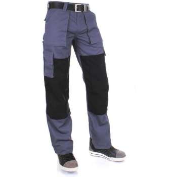 KREB Workwear® MARTIN Vakmansbroek Grijs/ZwartNL:54 BE:48