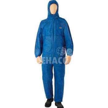 Wegwerp overall - Cat III, Type 4+5+6, Blauw, Anti-statisch - Maat XXL